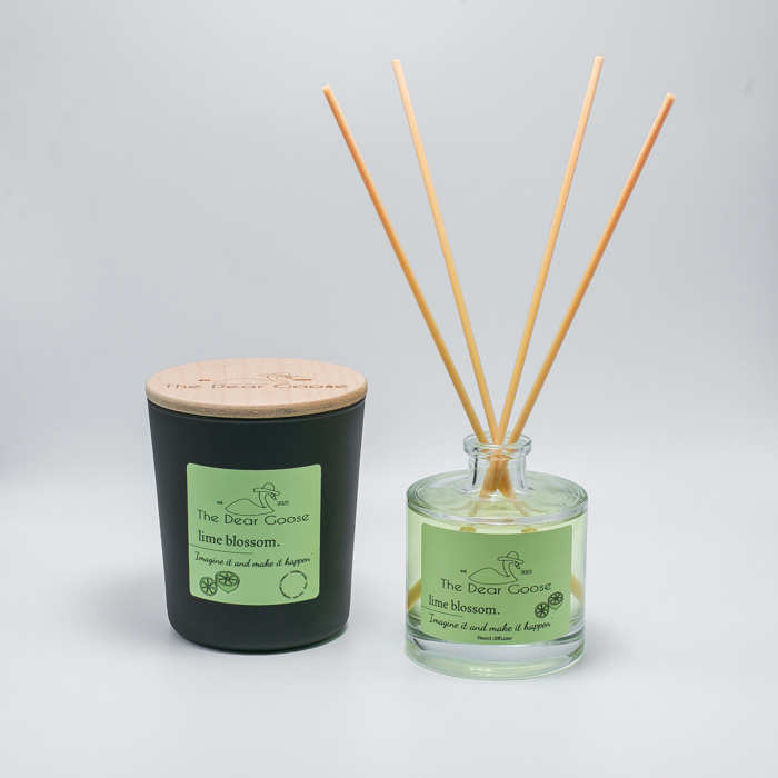 The Dear Goose set lime blossom