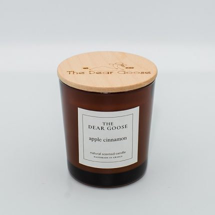 Amber Glass Candle | Apple Cinnamon
