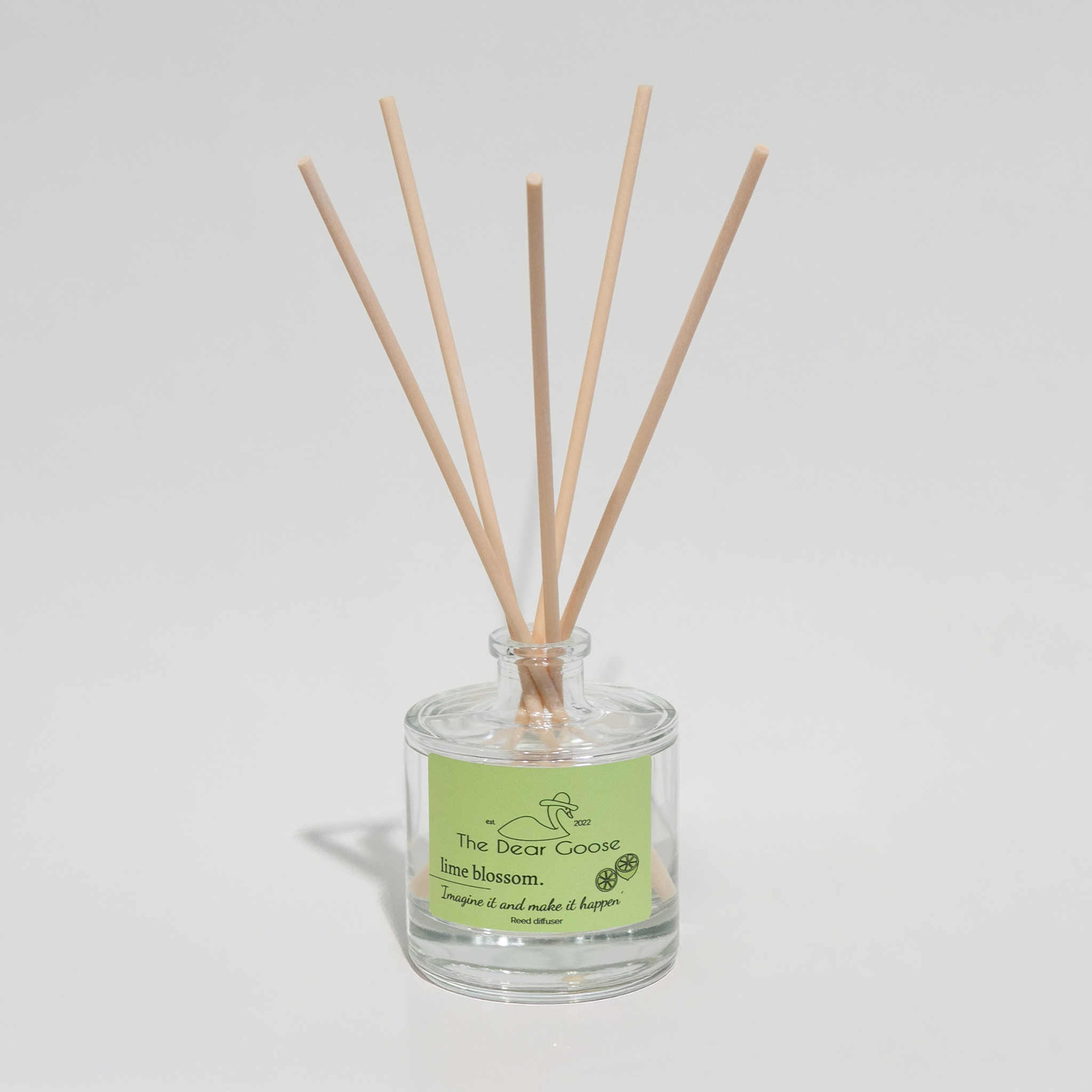 The Dear Goose clear dif 100 lime Αρωματικό Χώρου 'lime blossom.' - Image 1