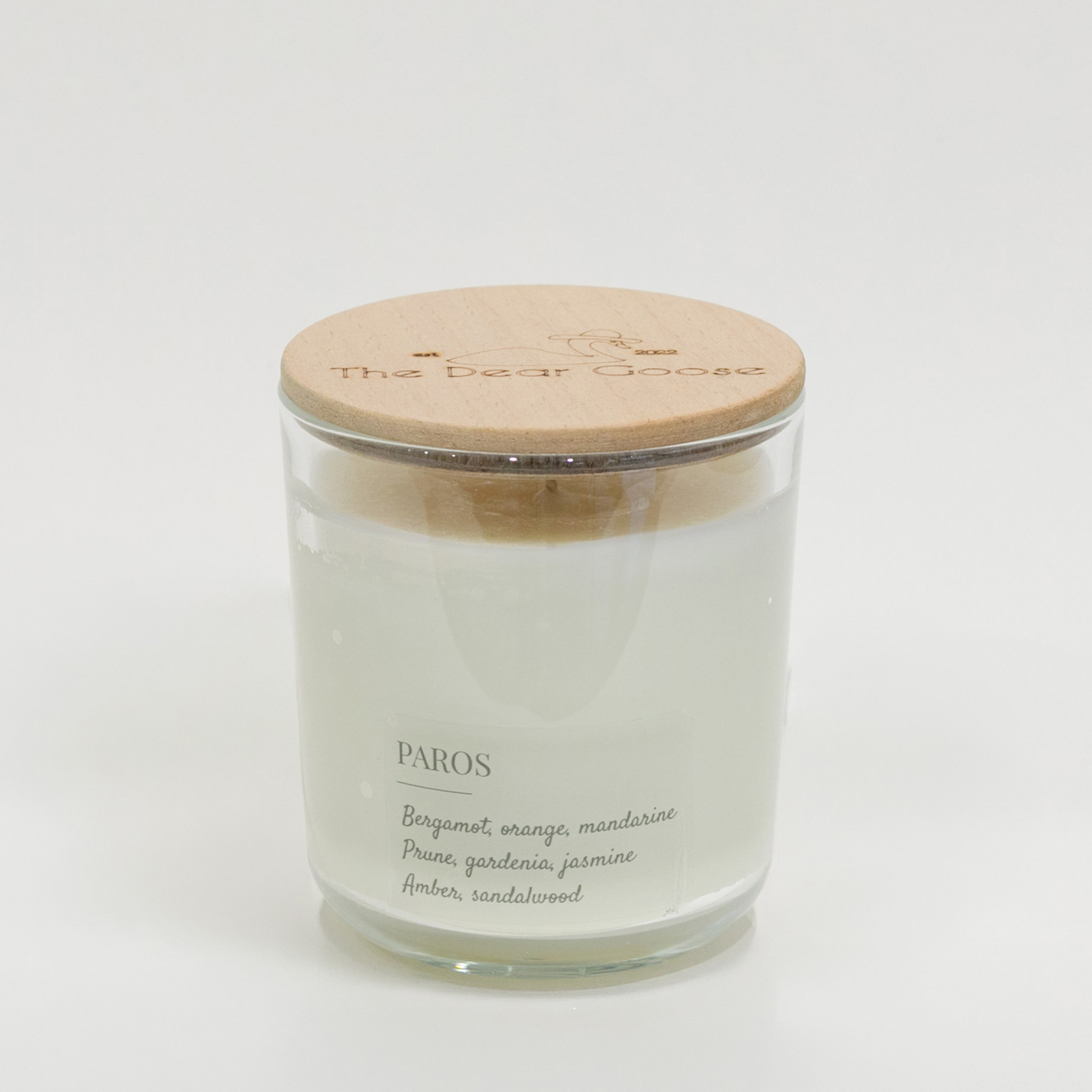 The Dear Goose clear paros 1 Aρωματικό Κερί 'PAROS.' - Image 1