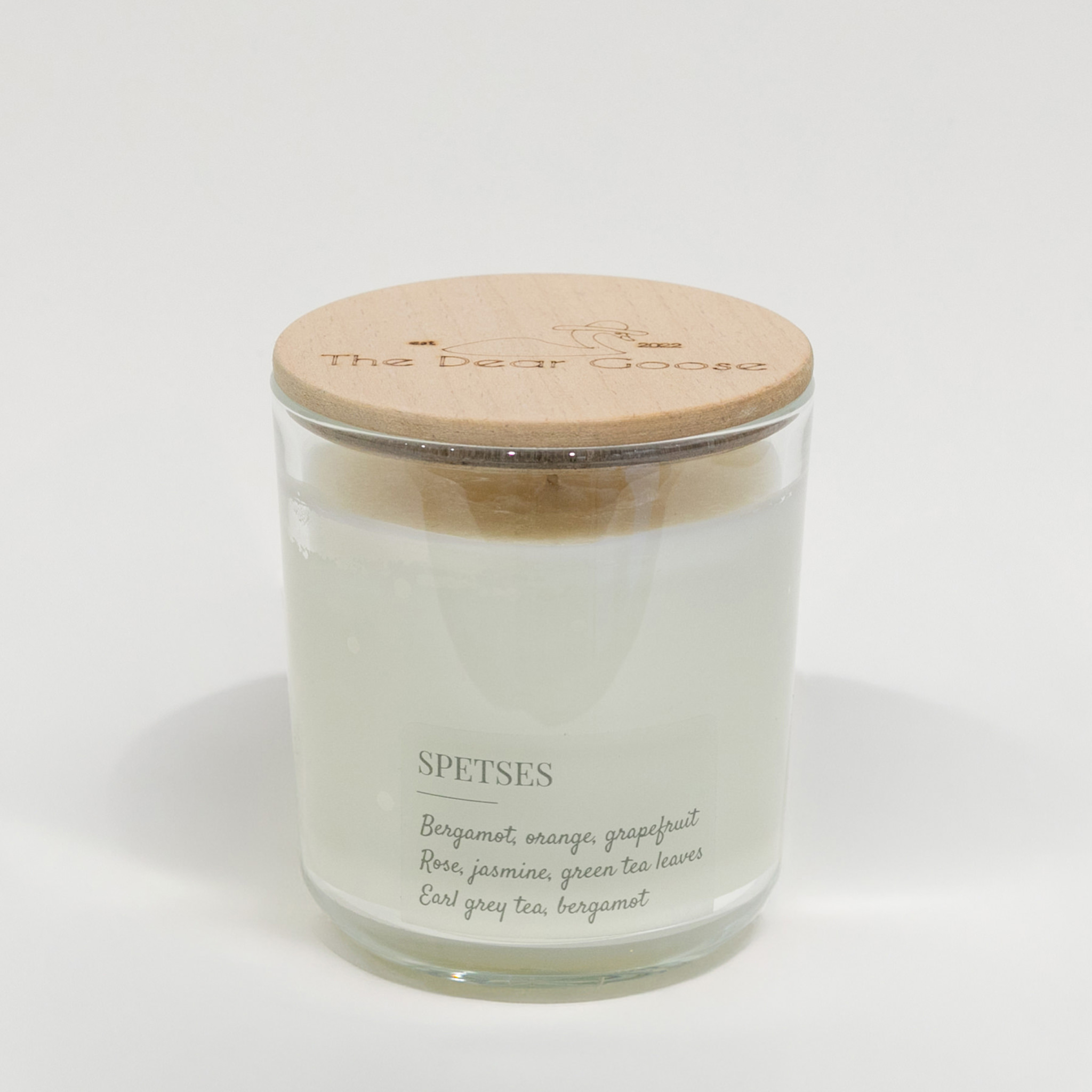 The Dear Goose clear spetses 1 Aρωματικό Κερί 'SPETSES.' - Image 1